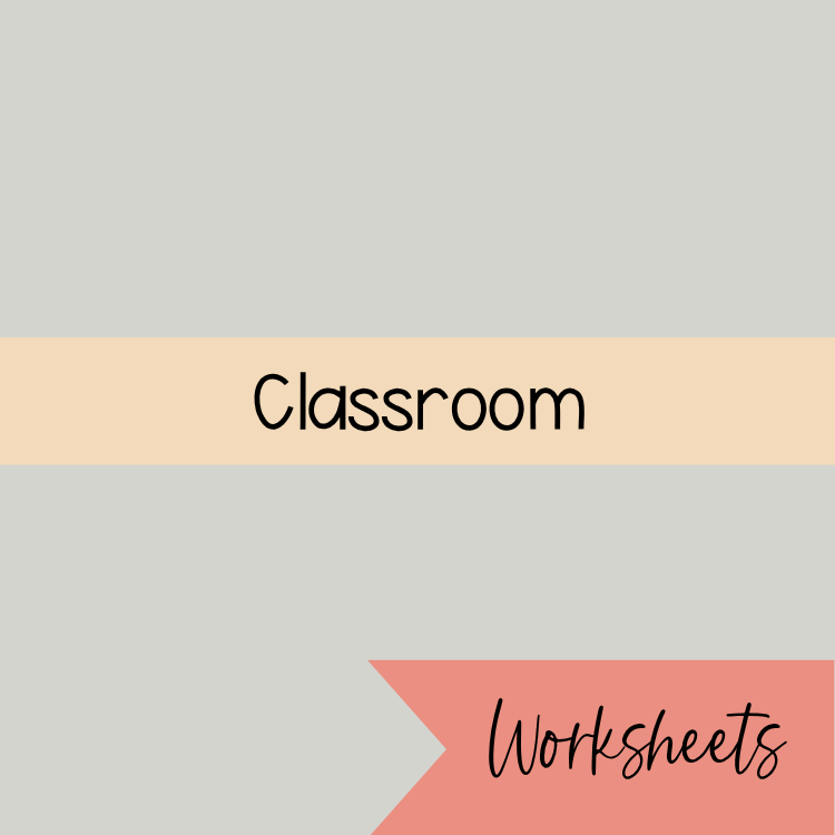Classroom Worksheets One Fab Teacher classroom-worksheets-one-fab-teacher