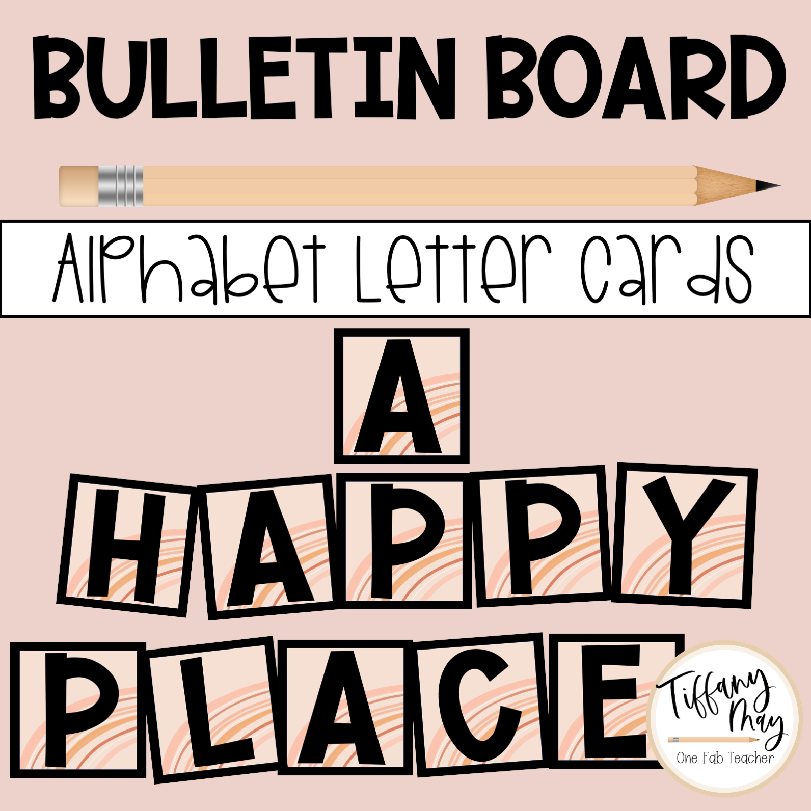 Bold Printable Bulletin Board Letters Classroom Decor Bulletin