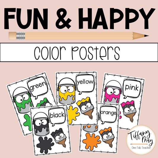 Fun and Happy Color Posters