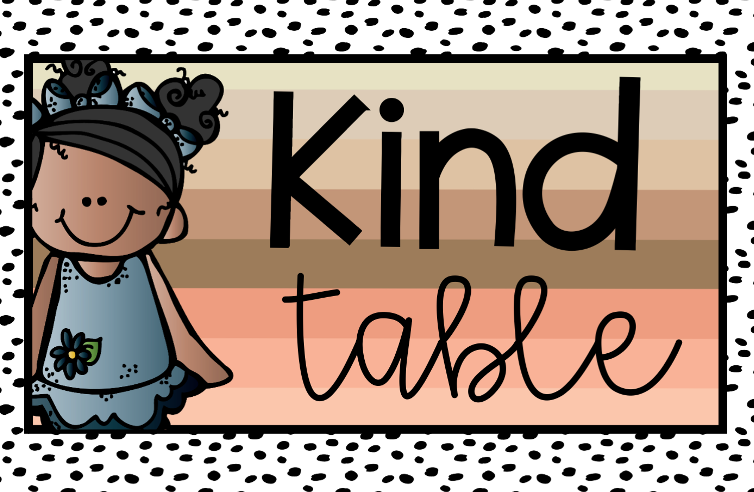 Kindness Table Signs | Modern Boho