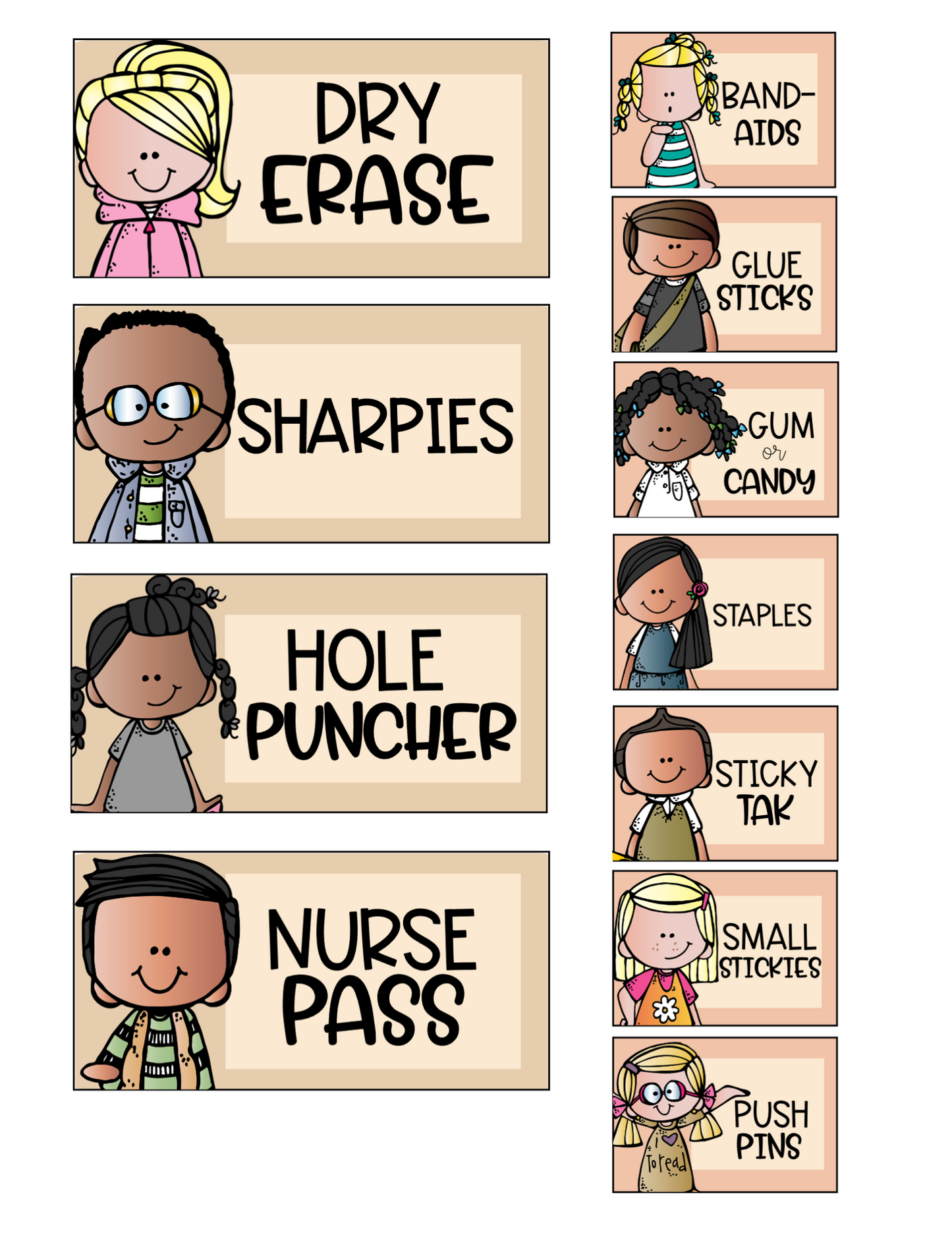 Teacher Toolbox Labels Set Modern Boho| The Ultimate Organizational Solution for Teachers