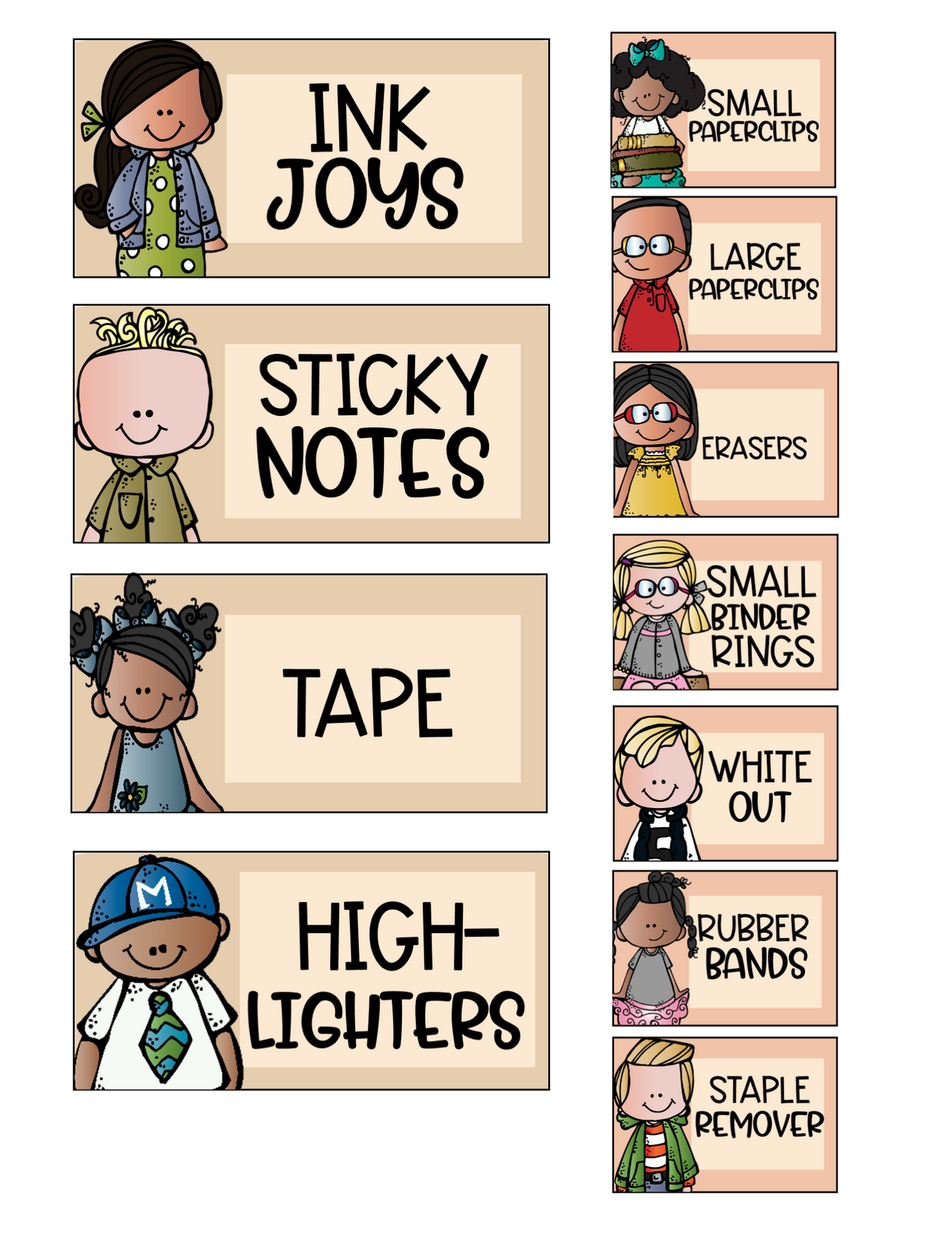 Teacher Toolbox Labels Set Modern Boho| The Ultimate Organizational Solution for Teachers