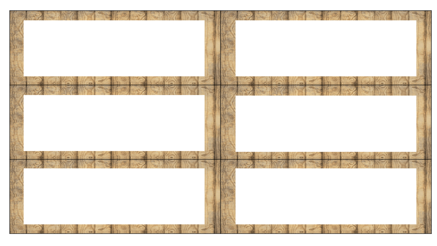 Daily Schedule | Customizable Wooded