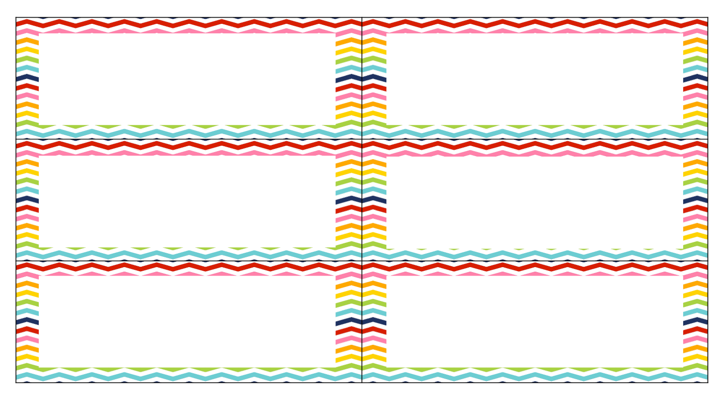 Daily Schedule | Customizable White and Rainbow