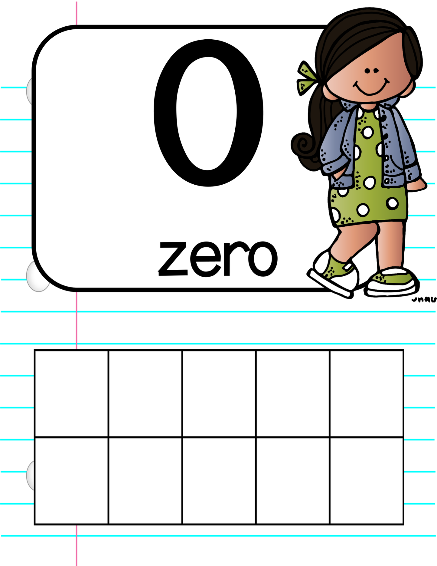Ten Frame Posters | Notebook Paper 0-30