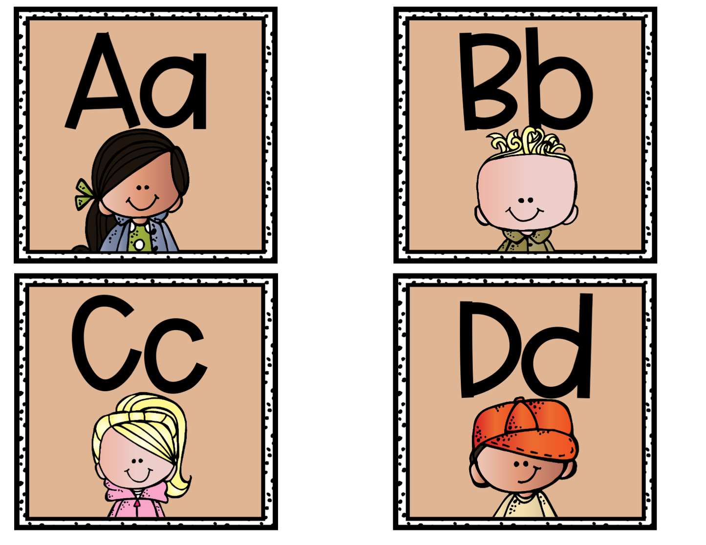 Word Wall Headers and Customizable Word Cards