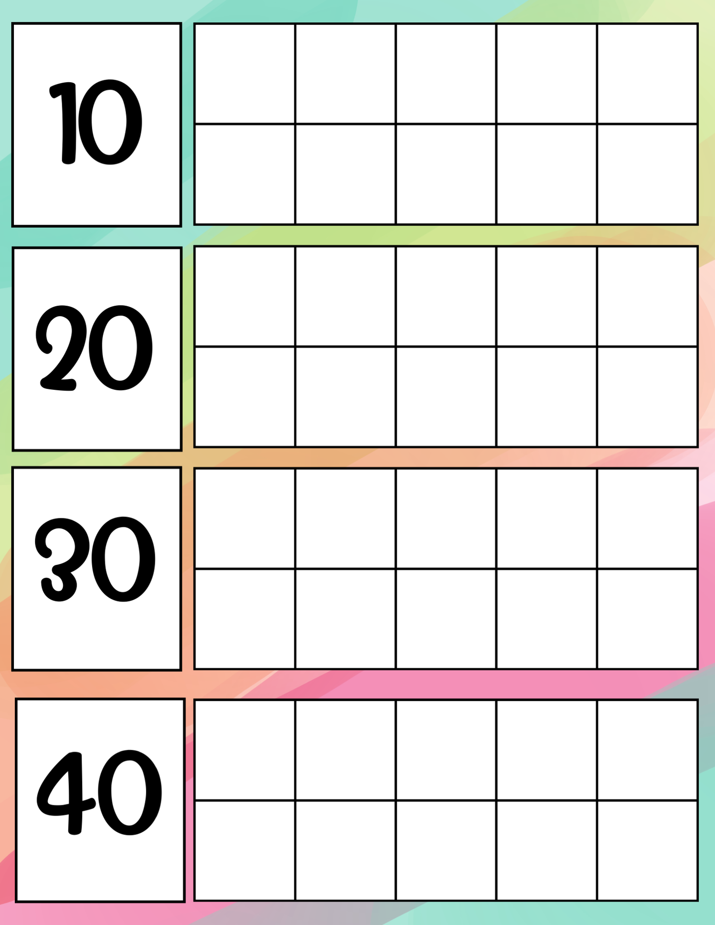 How Many Days in School Counting Set | Happy Bright