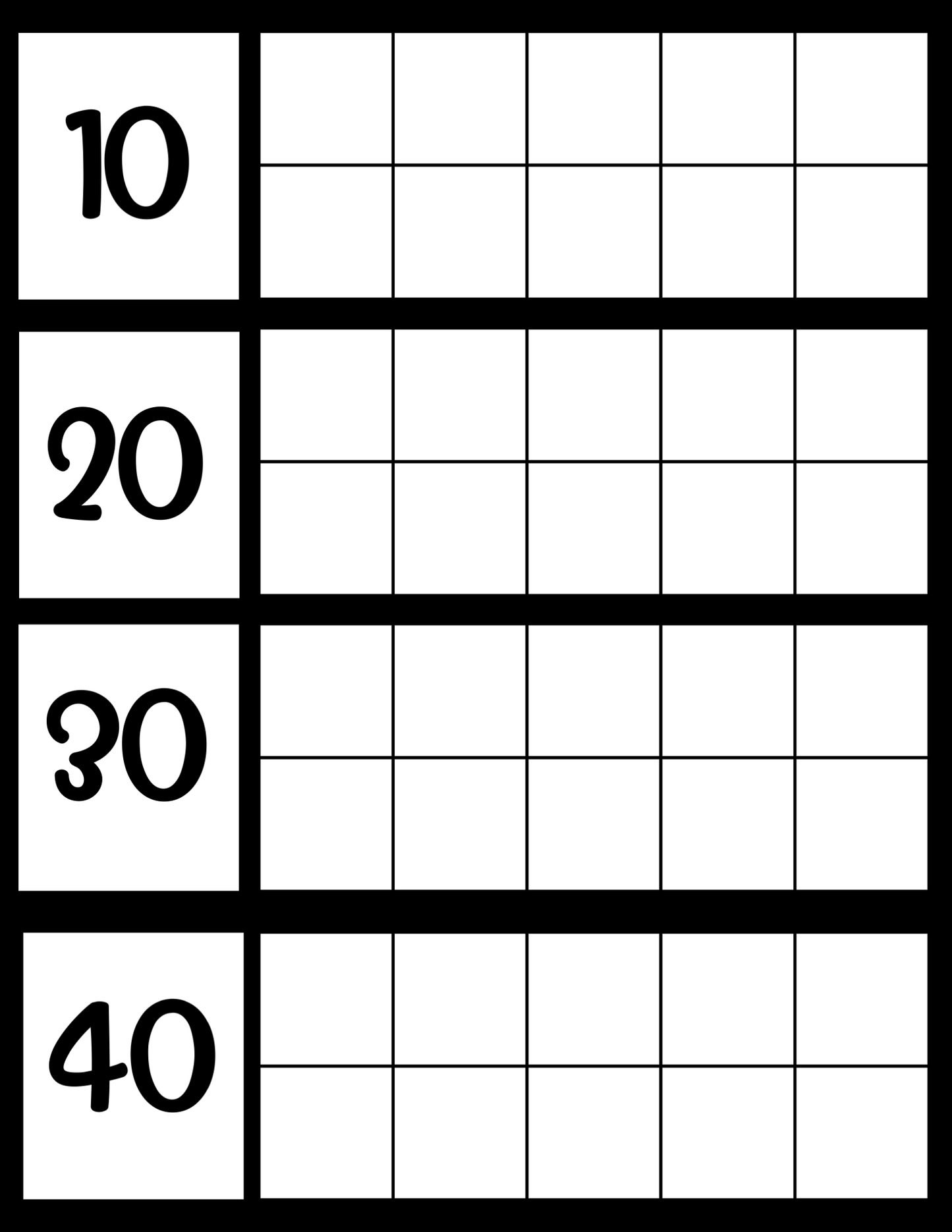 How Many Days in School Counting Set | Black