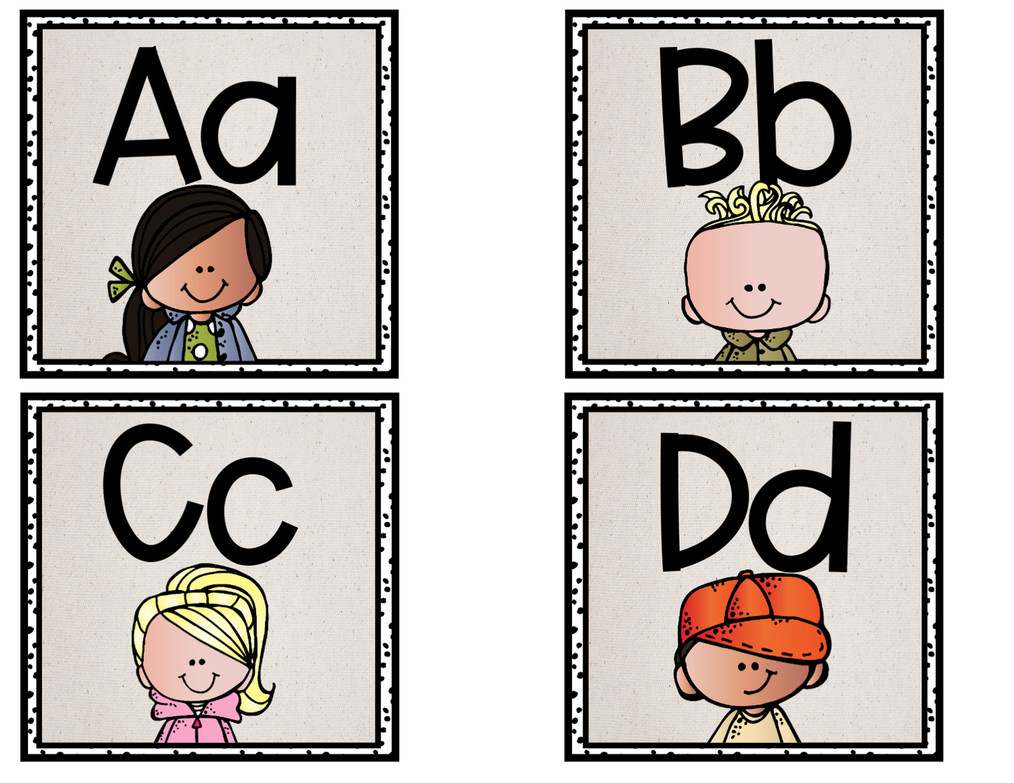 Word Wall Headers and Customizable Word Cards