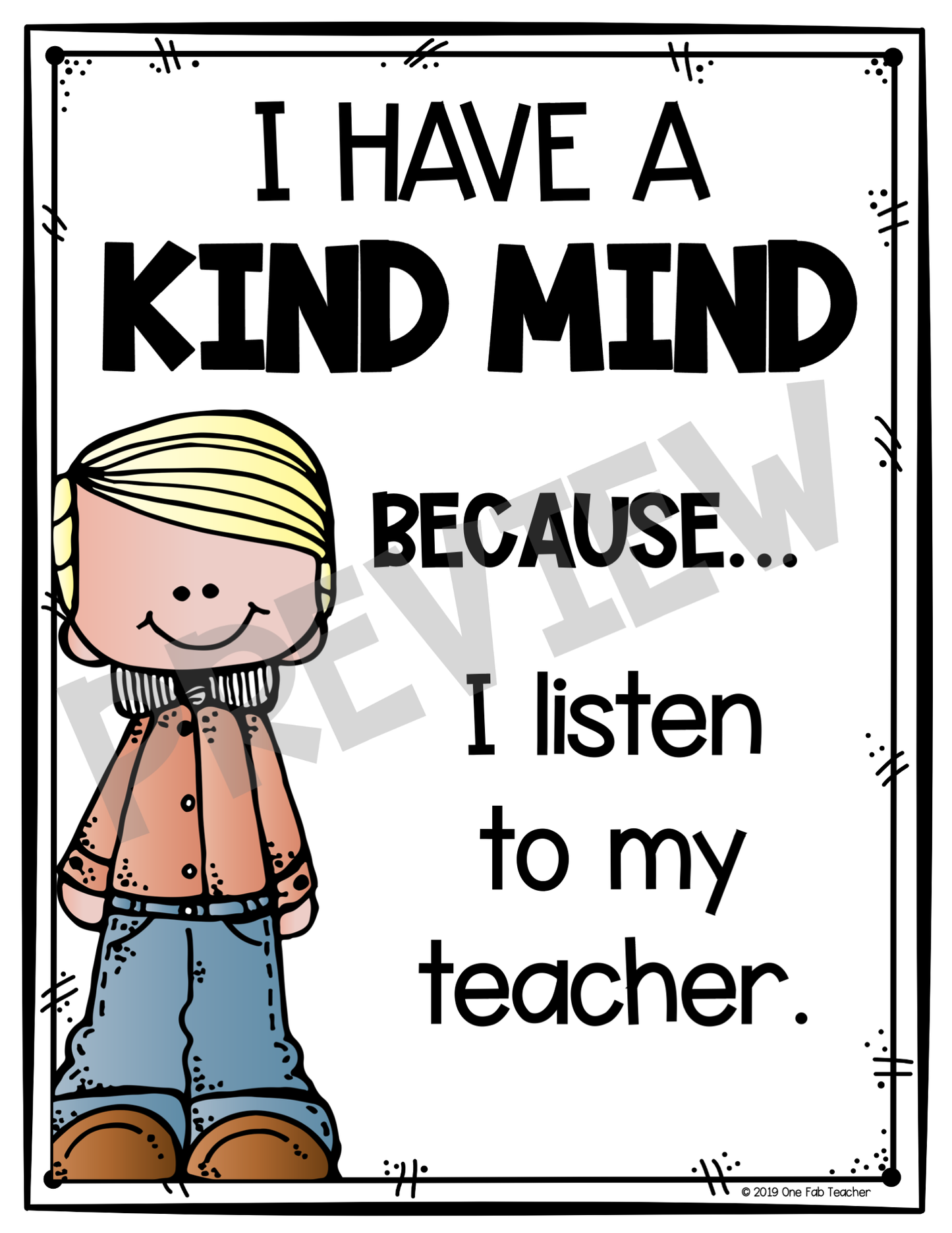Kind Mind Posters