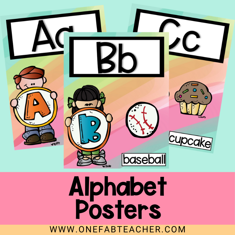 Alphabet Posters | Happy Bright