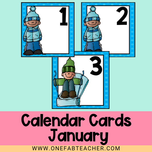 Calendar Cards | January