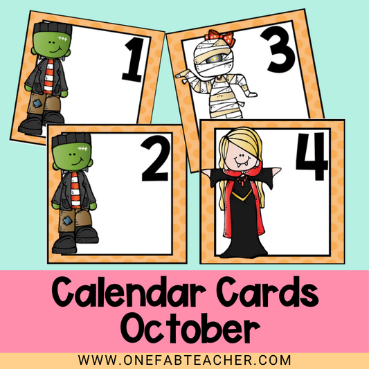 Calendar Cards | October