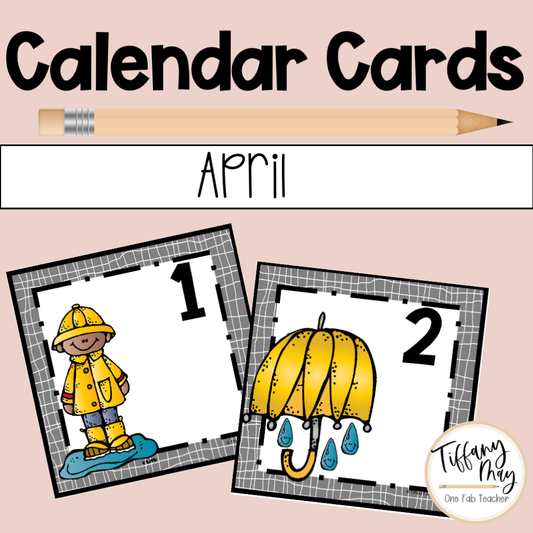 Awesome April Calendar Cards
