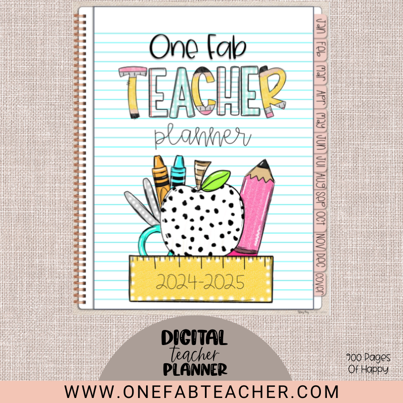 One Fab Teacher Digital Planner 2024-2025