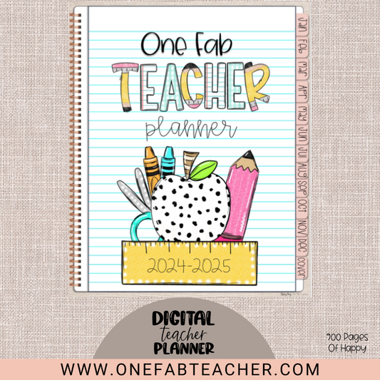 One Fab Teacher Digital Planner 2024-2025