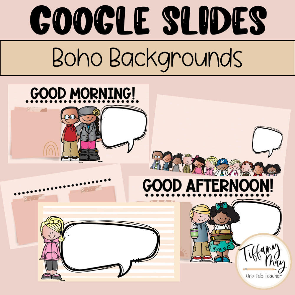 Google Slides Boho Backgrounds