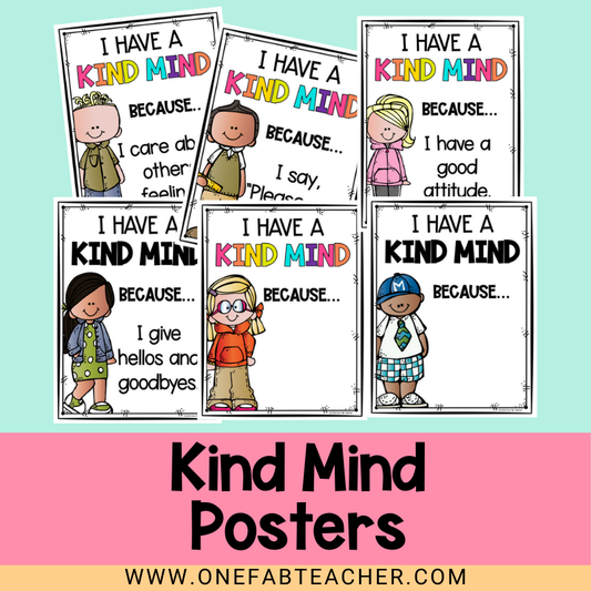 Kind Mind Posters