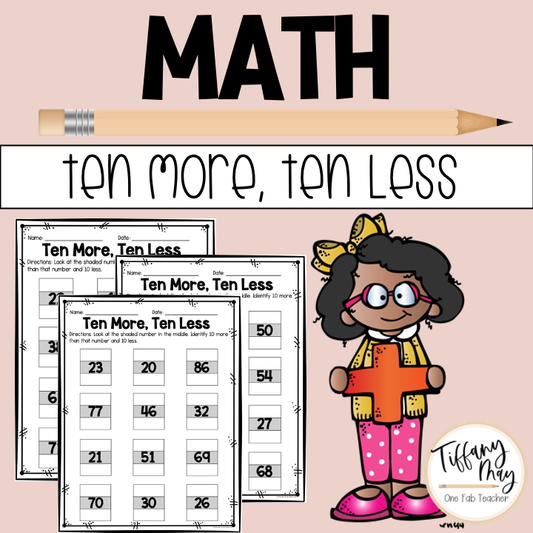 Ten More, Ten Less | Elementary Math