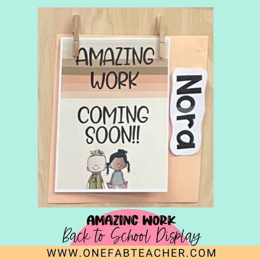 Back To School | Amazing Work Display