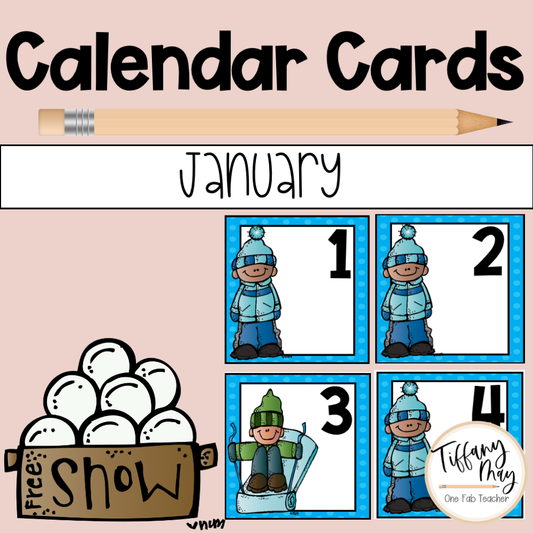 Calendar Cards | January