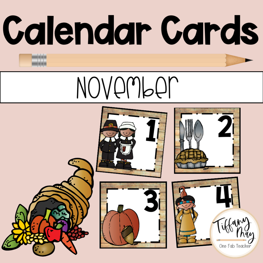 Calendar Cards November