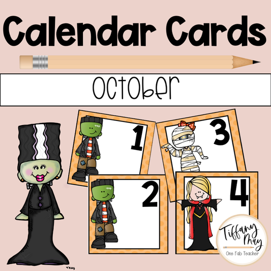 Outstanding October Calendar Cards