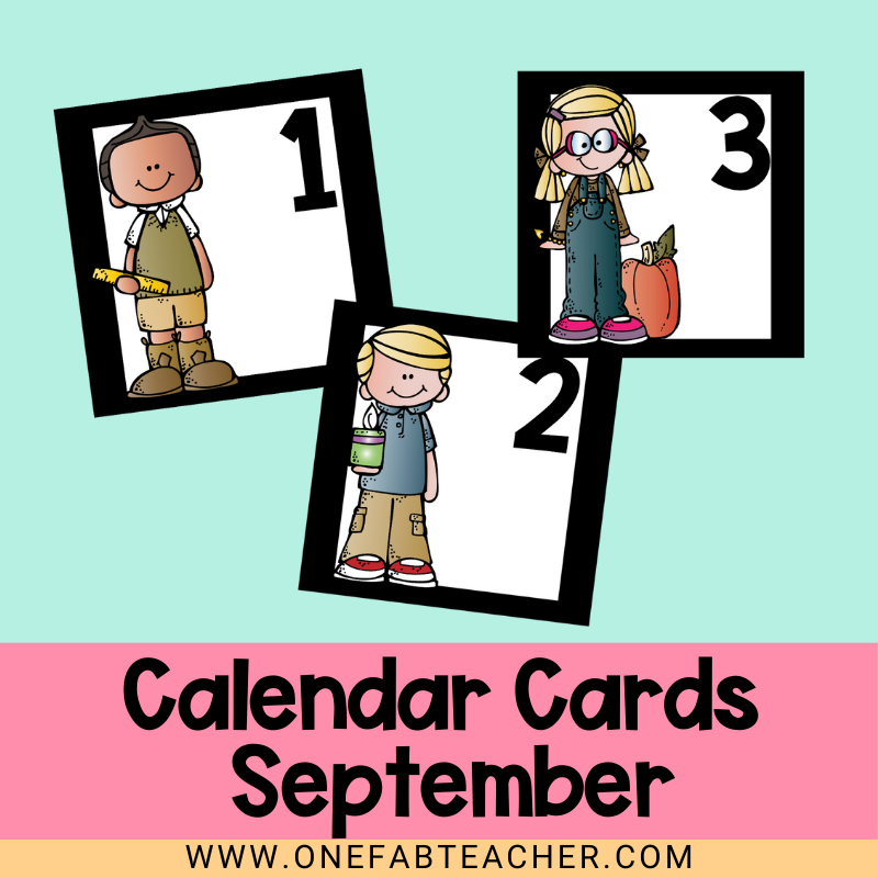 Calendar Cards | September