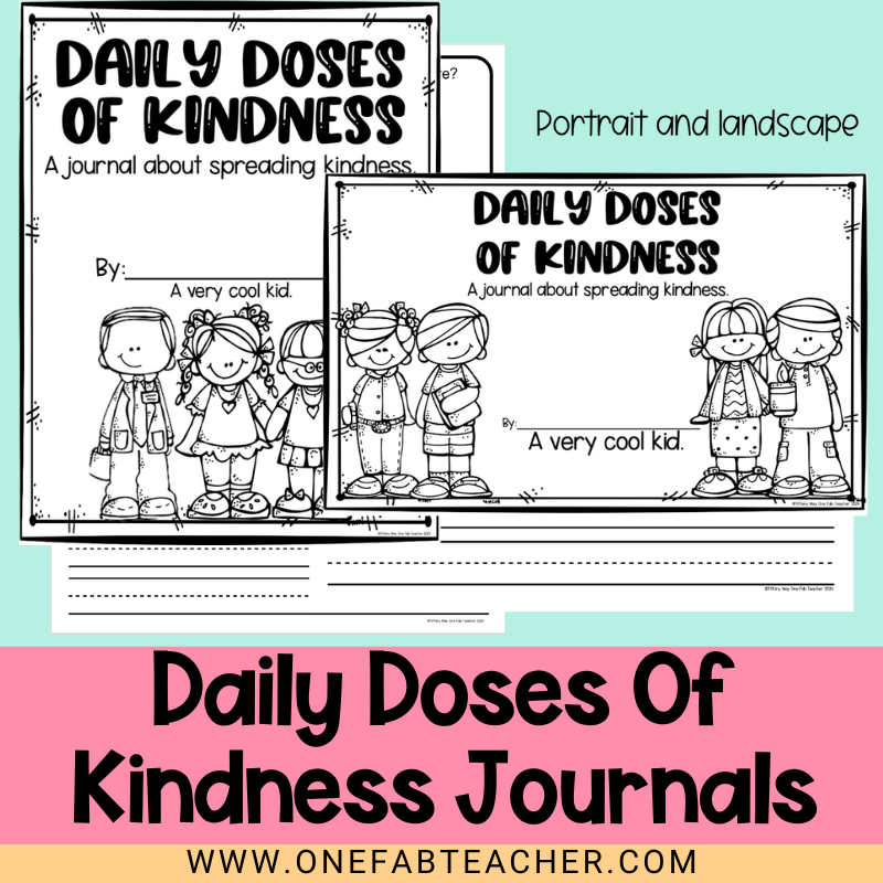 Daily Doses of Kindness – Yearlong Kindness Journals for Kids