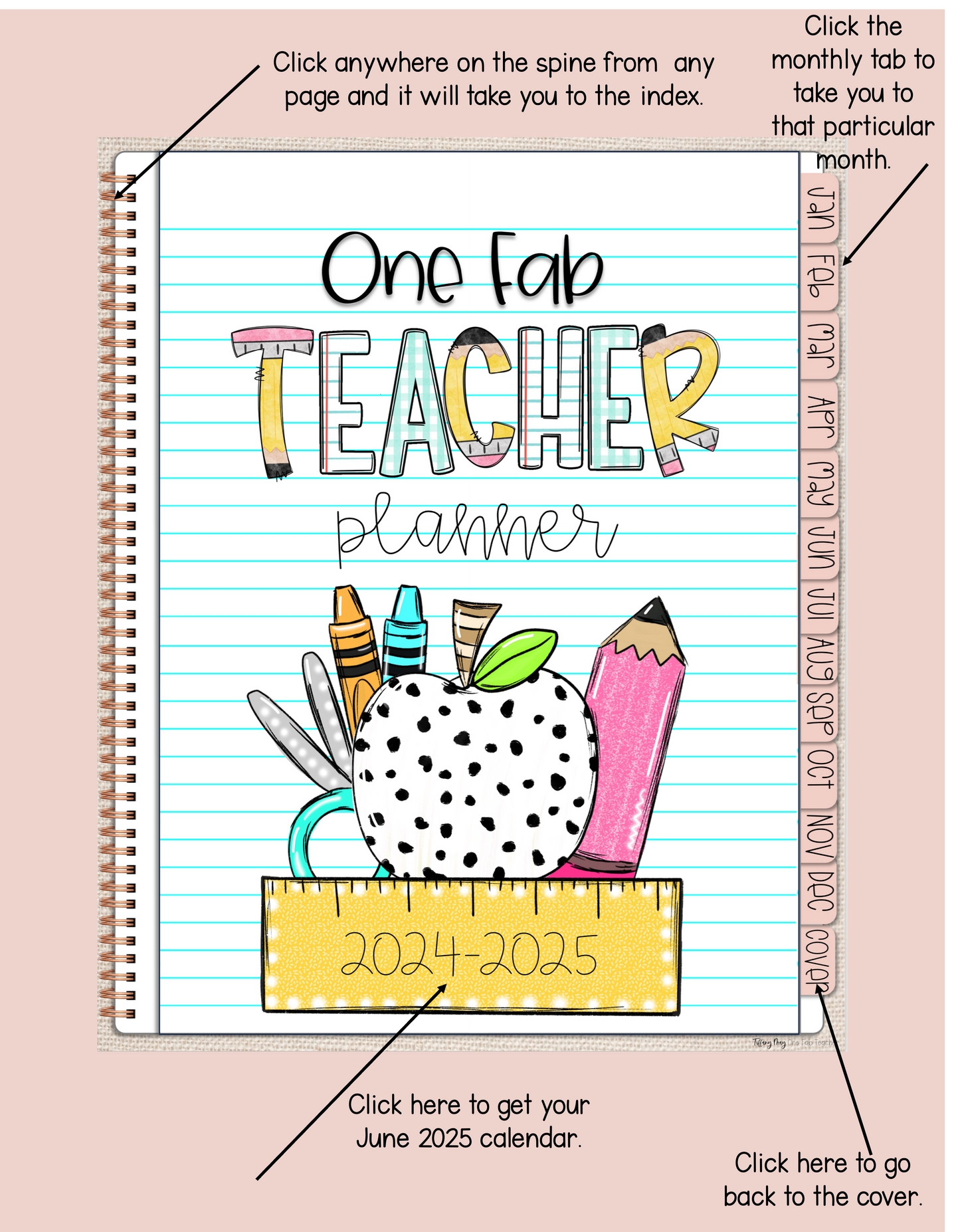 One Fab Teacher Digital Planner 2024-2025