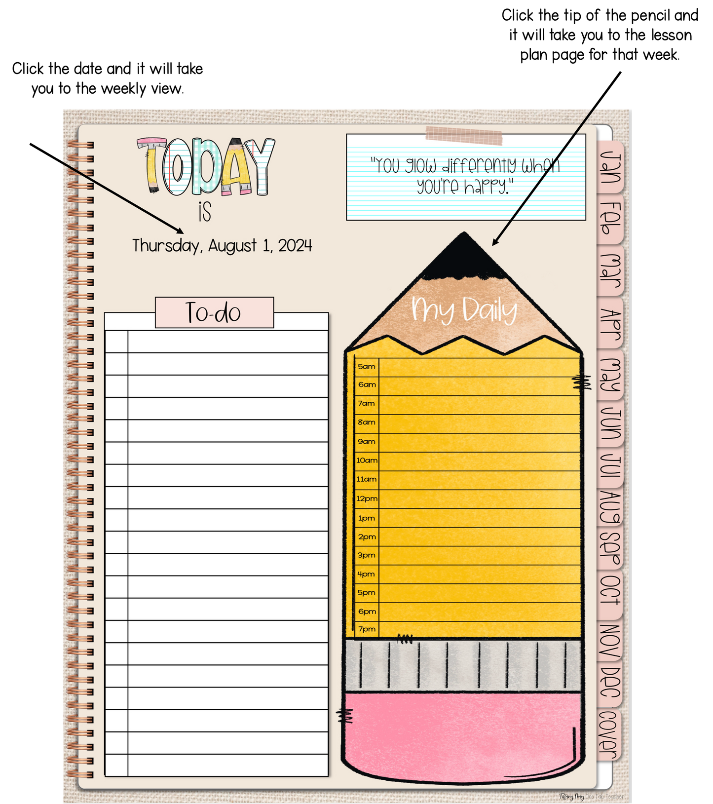 One Fab Teacher Digital Planner 2024-2025