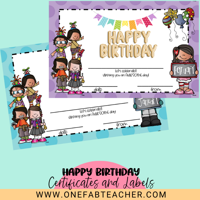 Happy Birthday Certificates | Celebrate with Style: Editable and Personalized