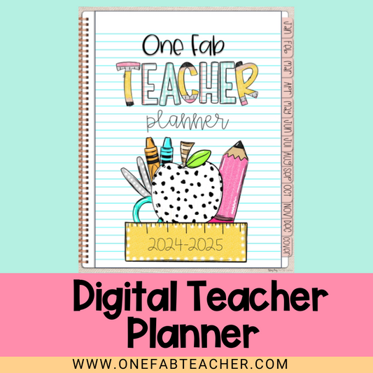 2024-2025 One Fab Teacher Digital Planner