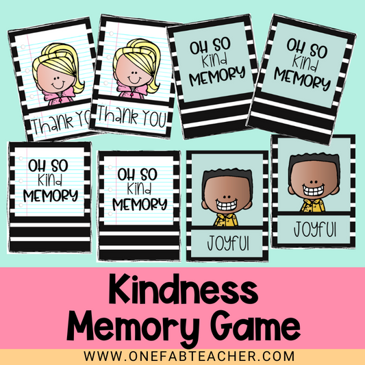 Oh' So Kind Memory | Kindness Game