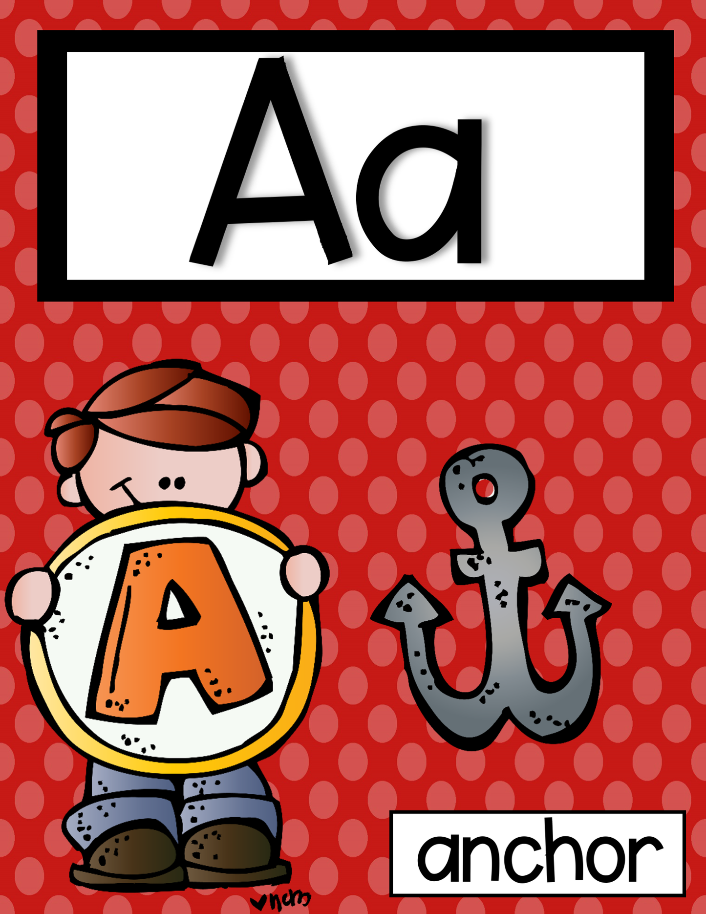 Alphabet Posters | Primary Polka Dot