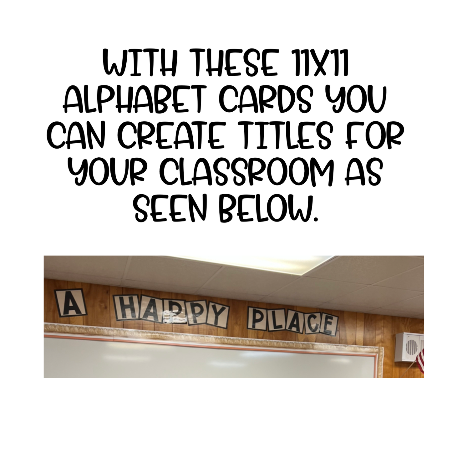 Bulletin Board Alphabet Letter Cards | Boho Rainbow