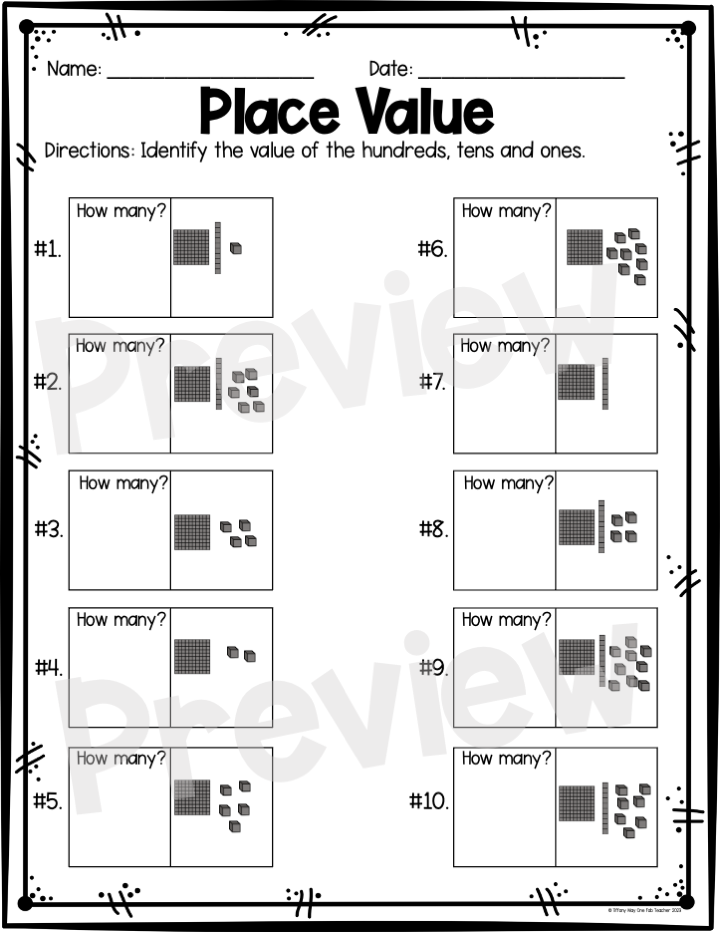 Place Value | Hundreds, Tens, Ones