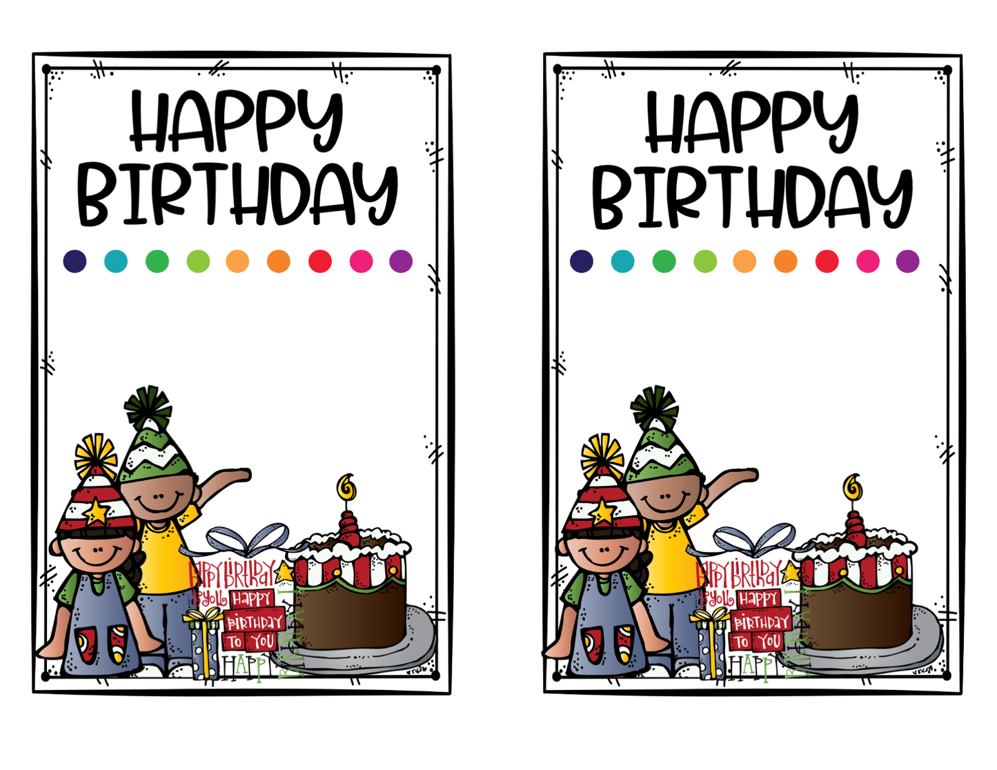 Happy Birthday Certificates | Celebrate with Style: Editable and Personalized